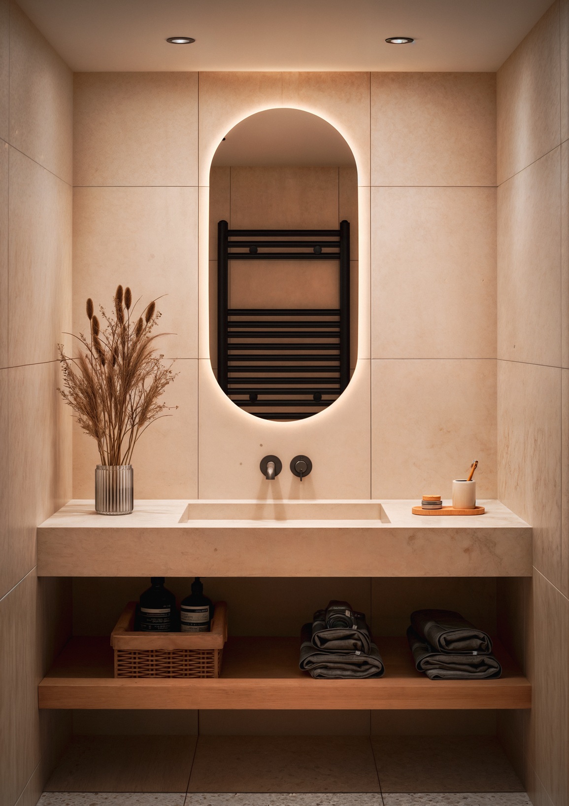 Neptun lustro LED owalne - obrazek 4