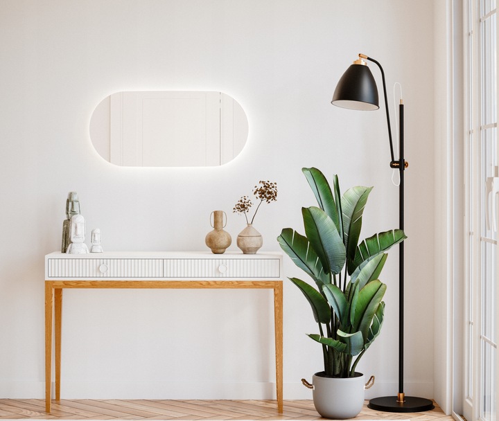 Neptun lustro LED owalne - obrazek 6